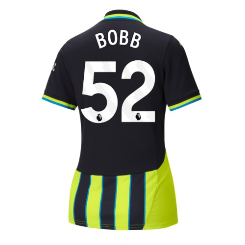 Dámy Fotbalový dres Manchester City Oscar Bobb #52 2024-25 Venkovní Krátký Rukáv